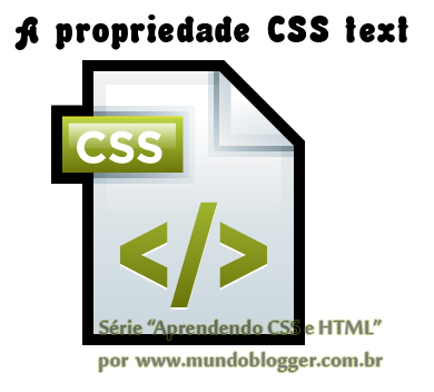 A propriedade CSS Text