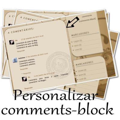 Personalizar Container geral de comentários ( comments-block )