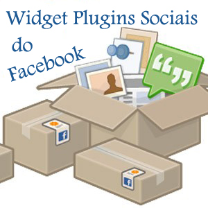 Diversos Widget Plugins Sociais do Facebook